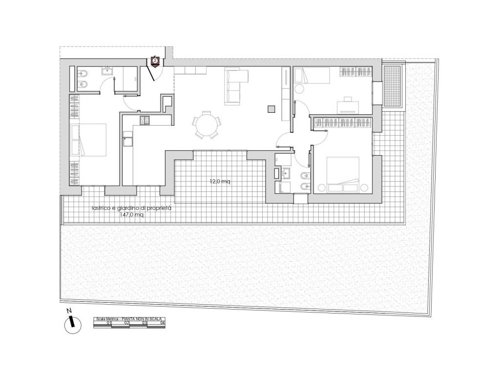 appartamento in vendita a Casalecchio di Reno in zona Garibaldi/La Mutua