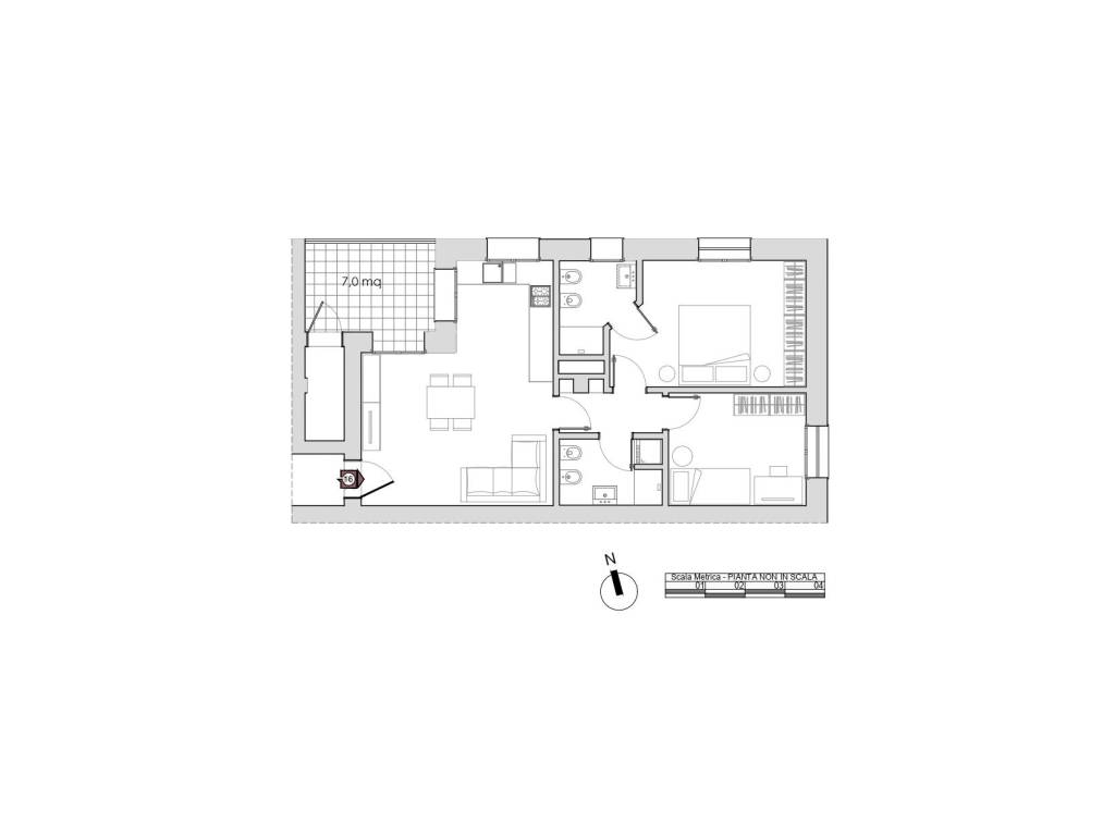 appartamento in vendita a Casalecchio di Reno in zona Garibaldi/La Mutua