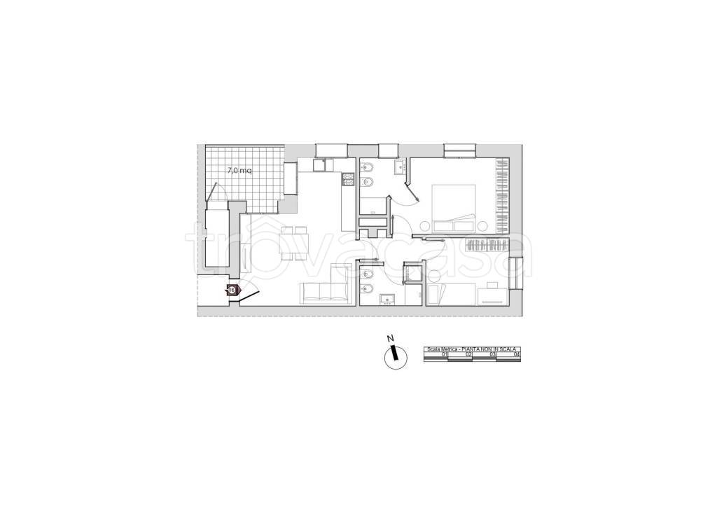 appartamento in vendita a Casalecchio di Reno in zona Garibaldi/La Mutua
