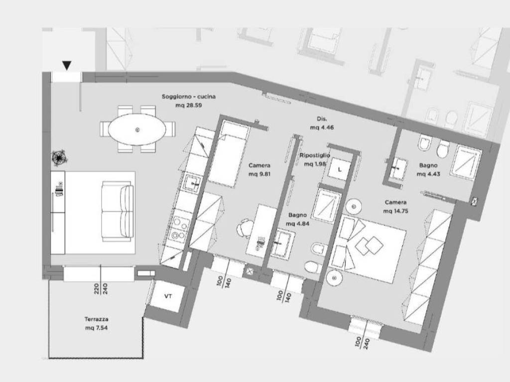 appartamento in vendita a Castel Maggiore