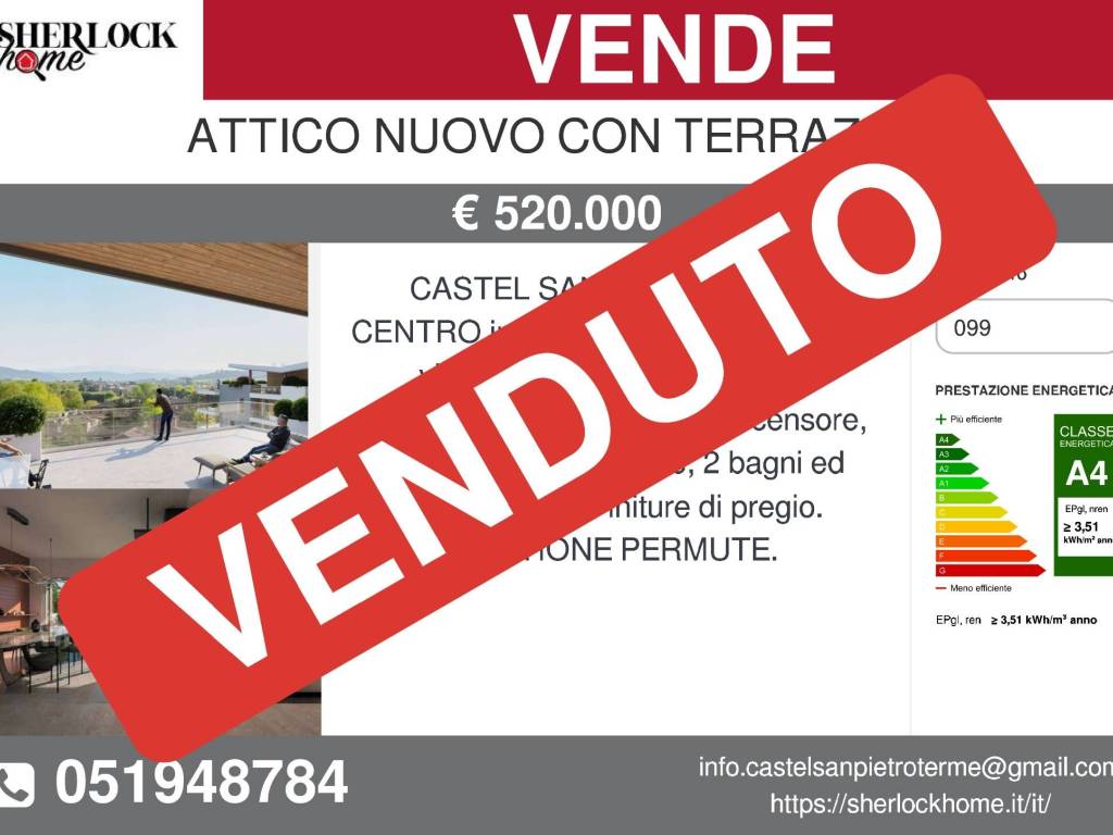 appartamento in vendita a Castel San Pietro Terme