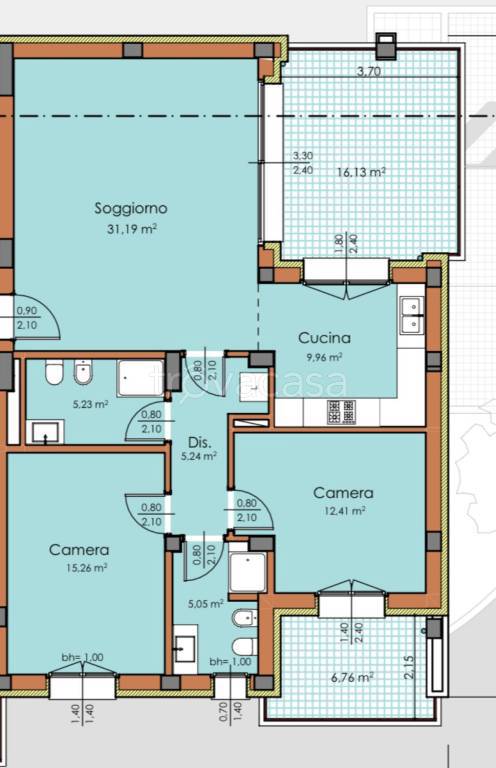 appartamento in vendita a Castenaso in zona Villanova