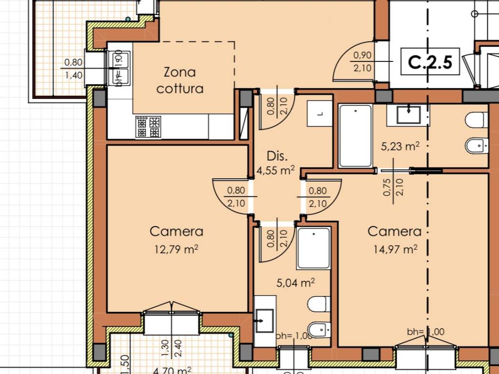appartamento in vendita a Castenaso in zona Villanova