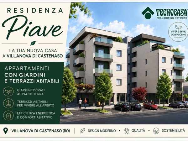 appartamento in vendita a Castenaso in zona Villanova