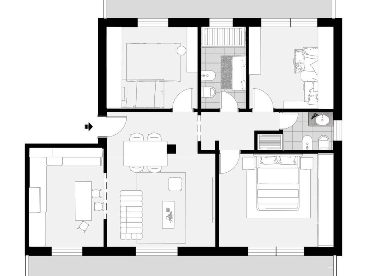 appartamento in vendita a Galliera