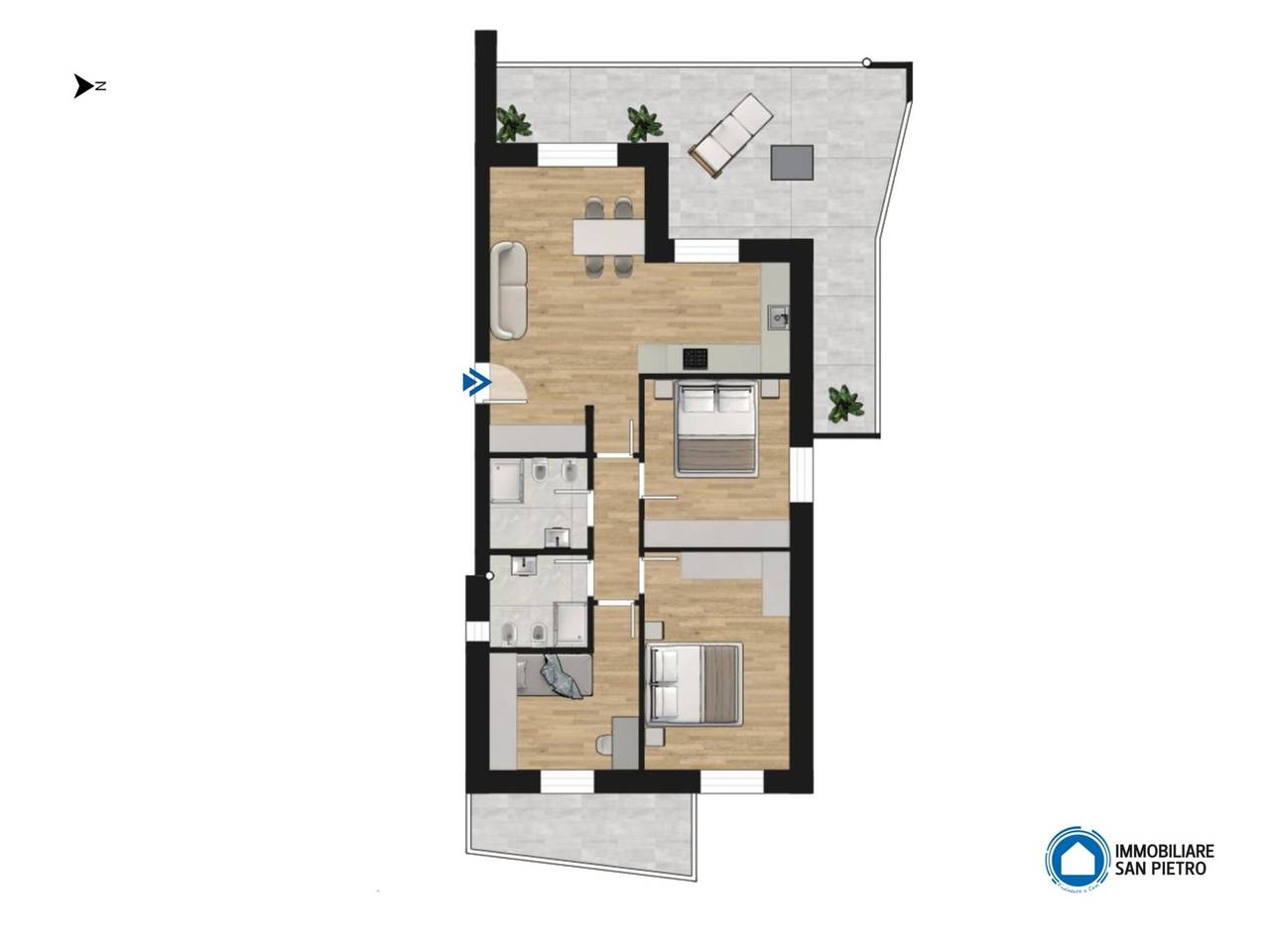 appartamento in vendita a Granarolo dell'Emilia