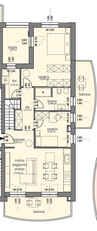 appartamento in vendita ad Imola in zona Sesto Imolese
