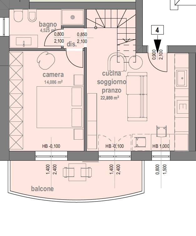appartamento in vendita ad Imola in zona Sasso Morelli
