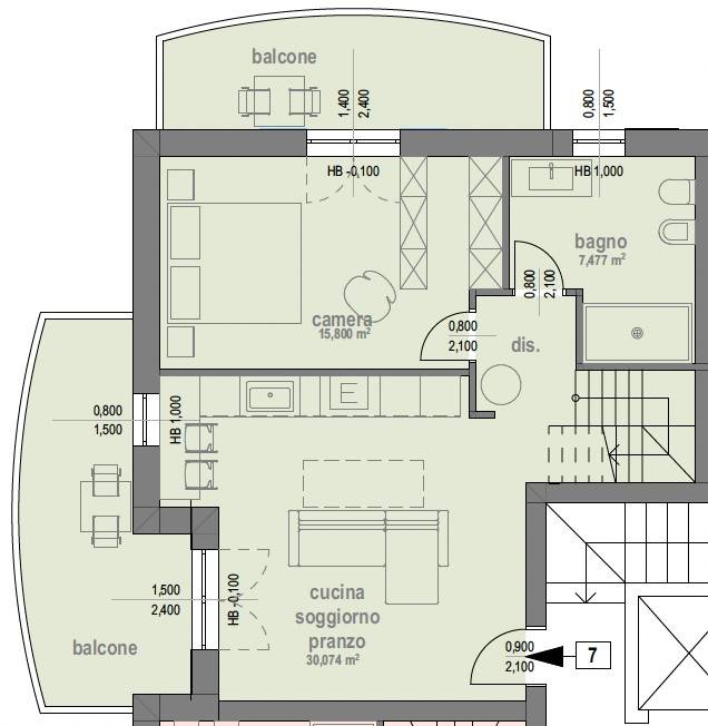 appartamento in vendita ad Imola in zona Sesto Imolese