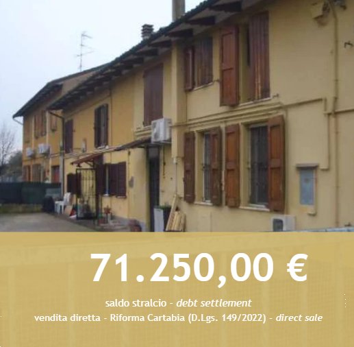 appartamento in vendita a Medicina
