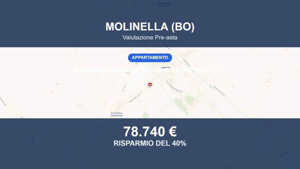 appartamento in vendita a Molinella in zona San Pietro Capofiume