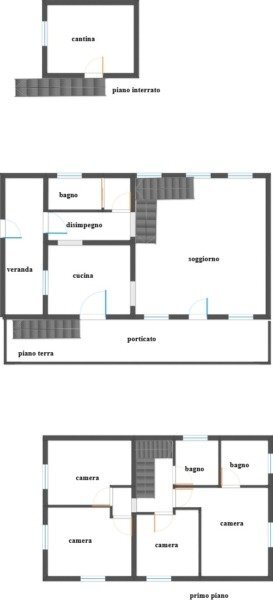 casa indipendente in vendita ad Ozzano dell'Emilia in zona Mercatale