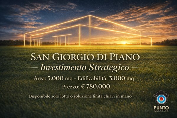 terreno edificabile in vendita a San Giorgio di Piano in zona Stiatico