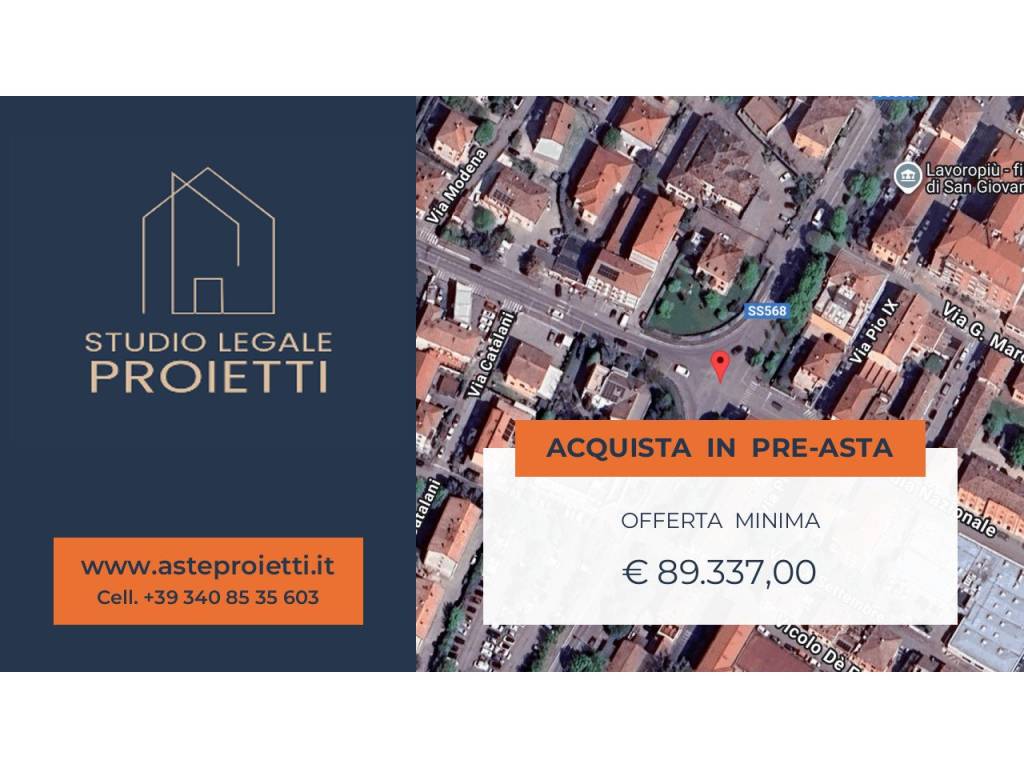 appartamento in vendita a San Giovanni in Persiceto