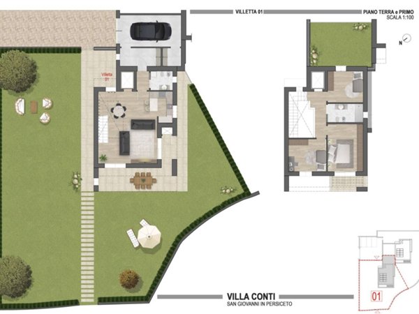 casa indipendente in vendita a San Giovanni in Persiceto in zona La Villa