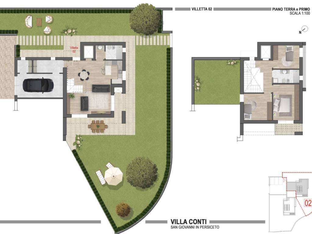 casa indipendente in vendita a San Giovanni in Persiceto in zona La Villa