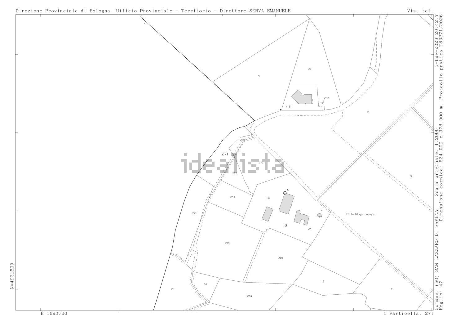 terreno agricolo in vendita a San Lazzaro di Savena in zona Castel dei Britti
