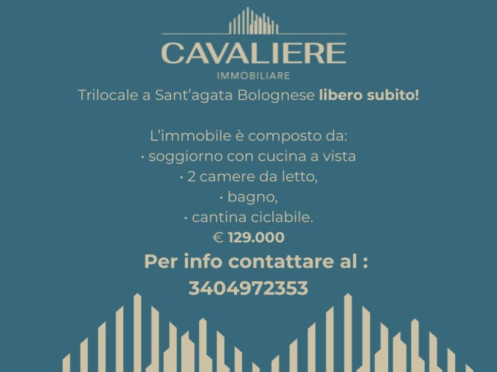 appartamento in vendita a Sant'Agata Bolognese