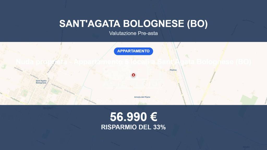 appartamento in vendita a Sant'Agata Bolognese