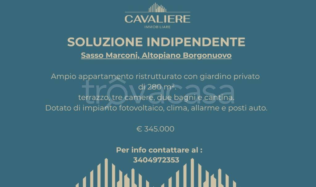 appartamento in vendita a Sasso Marconi
