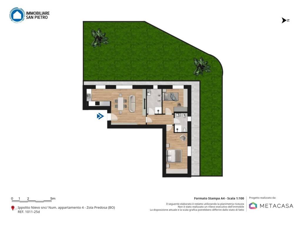 appartamento in vendita a Zola Predosa in zona Riale