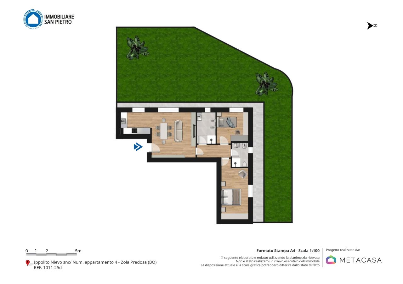 appartamento in vendita a Zola Predosa in zona Riale