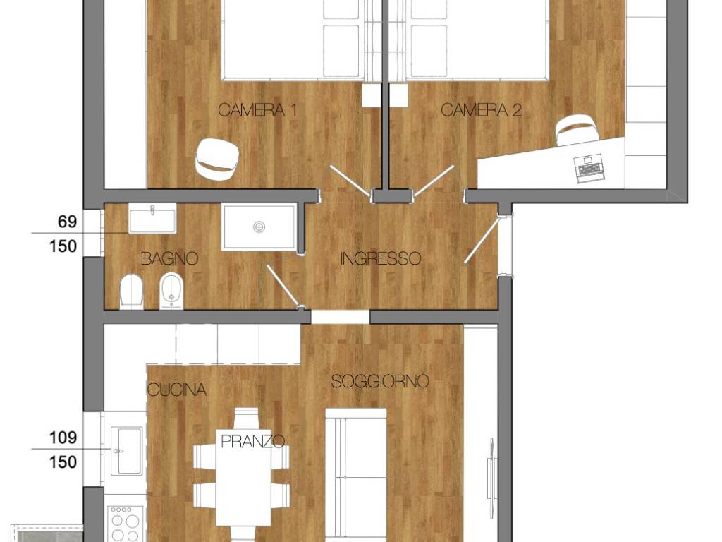 appartamento in vendita a Zola Predosa