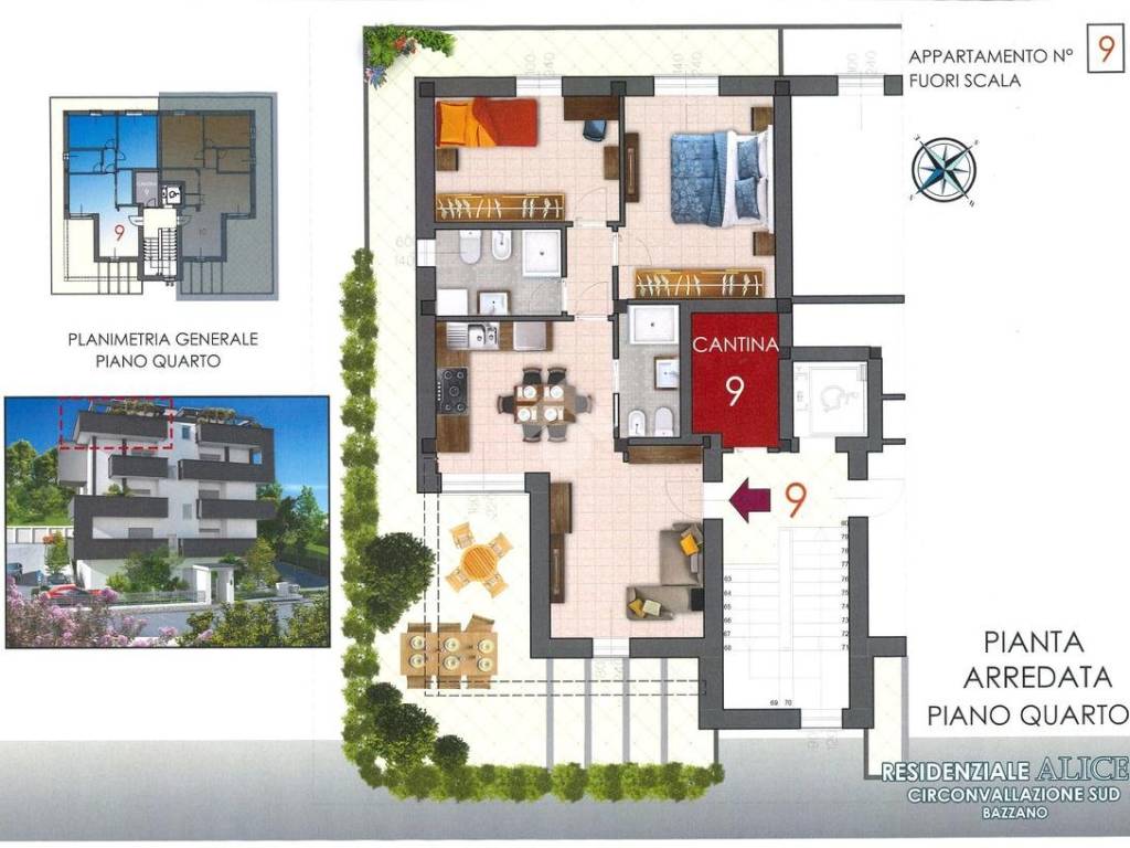 appartamento in vendita a Valsamoggia in zona Bazzano