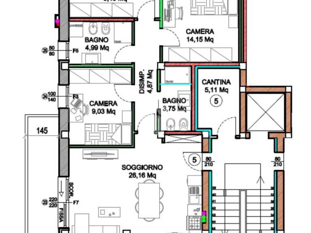 appartamento in vendita a Valsamoggia in zona Crespellano