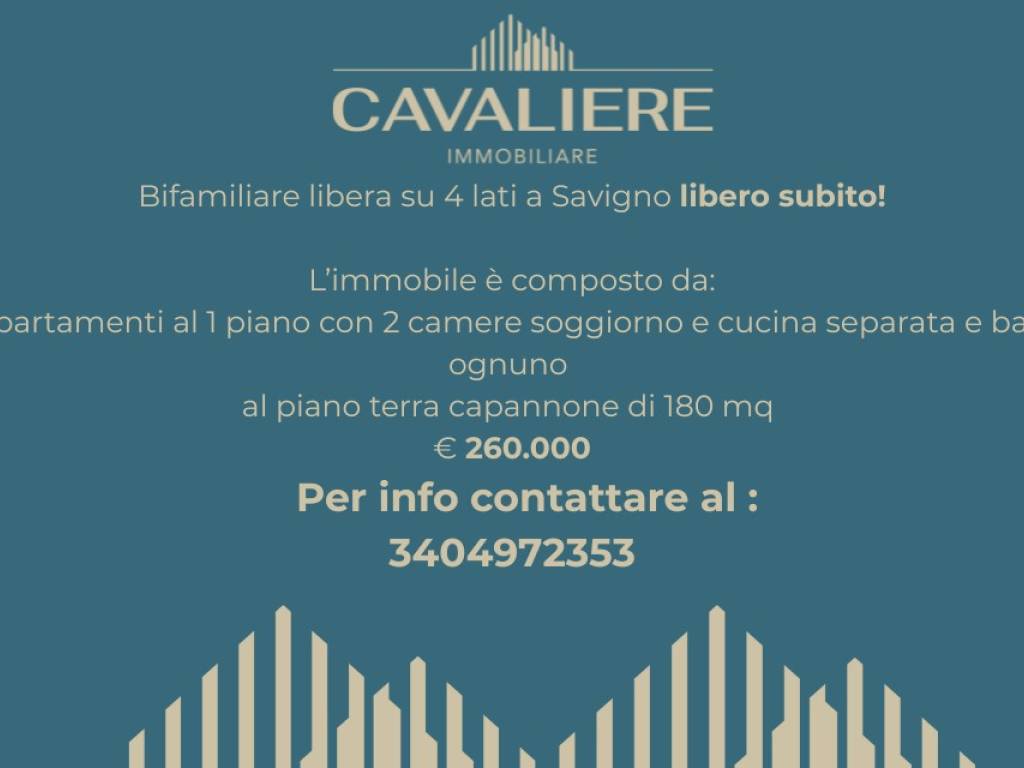casa indipendente in vendita a Valsamoggia in zona Savigno