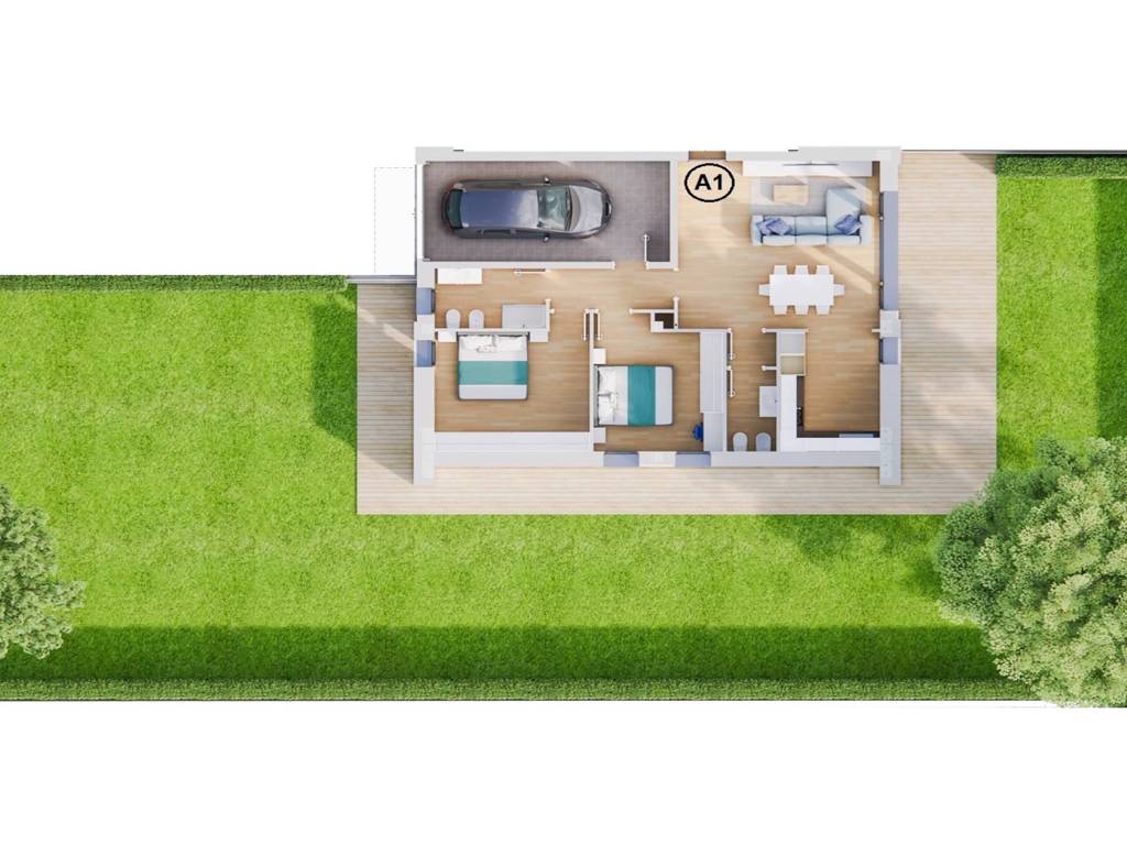 appartamento in vendita a Valsamoggia in zona Crespellano