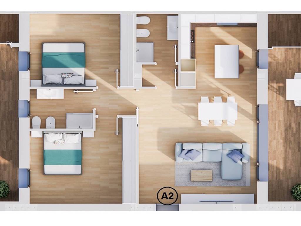 appartamento in vendita a Valsamoggia in zona Crespellano