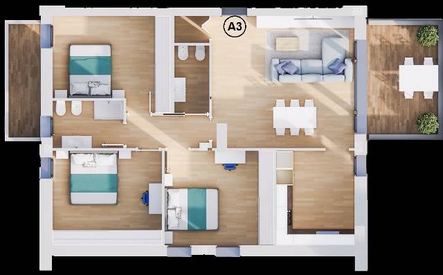 appartamento in vendita a Valsamoggia in zona Crespellano