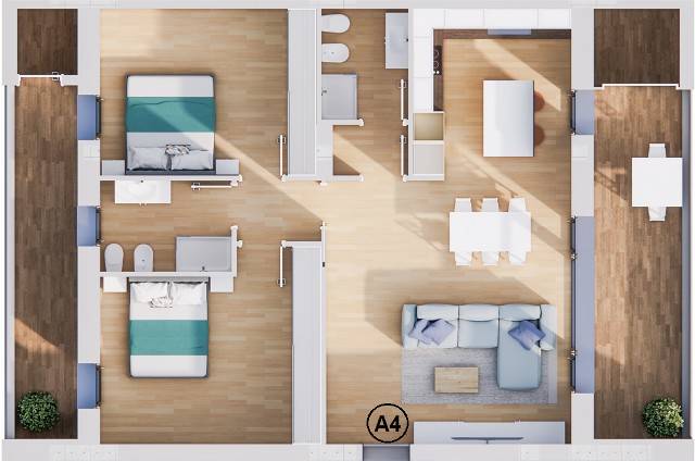 appartamento in vendita a Valsamoggia in zona Crespellano