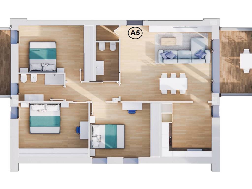 appartamento in vendita a Valsamoggia in zona Crespellano