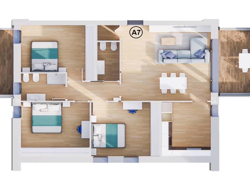 appartamento in vendita a Valsamoggia in zona Crespellano