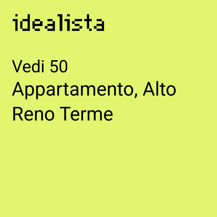 appartamento in vendita ad Alto Reno Terme