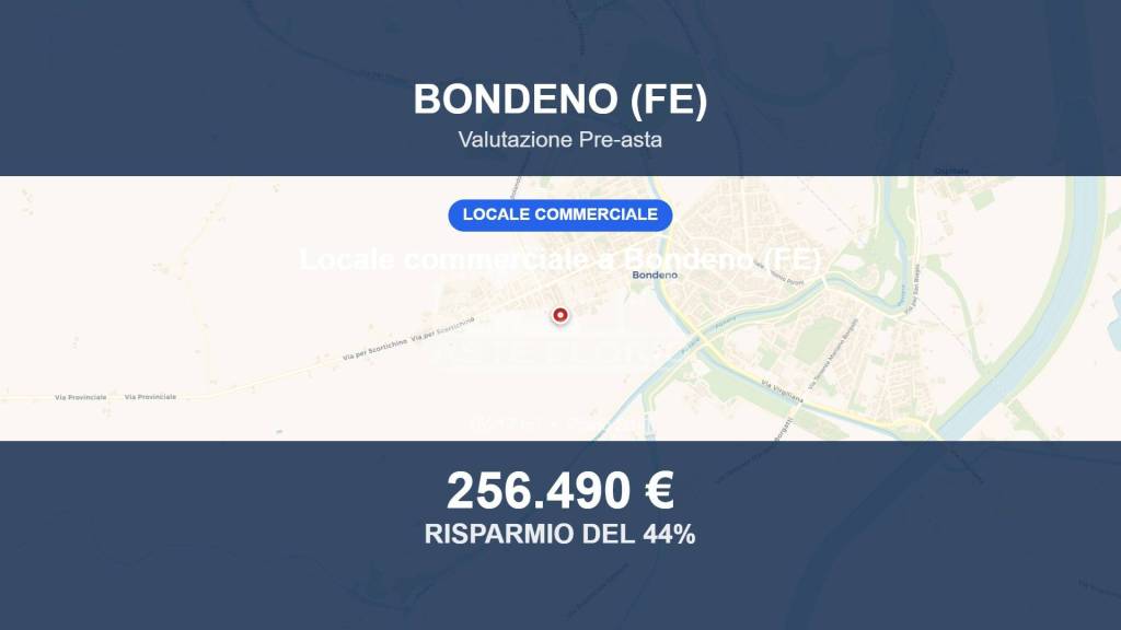 negozio in vendita a Bondeno