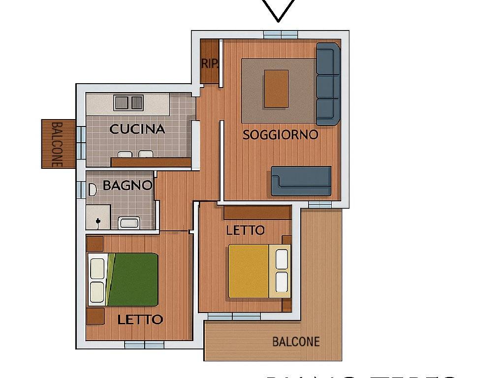 appartamento in vendita a Cento in zona Renazzo