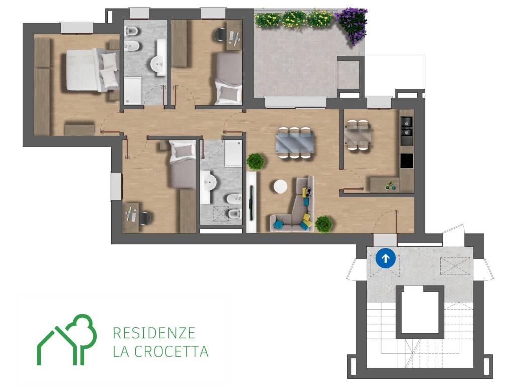appartamento in vendita a Cento