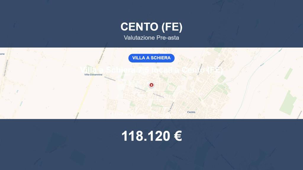 casa indipendente in vendita a Cento