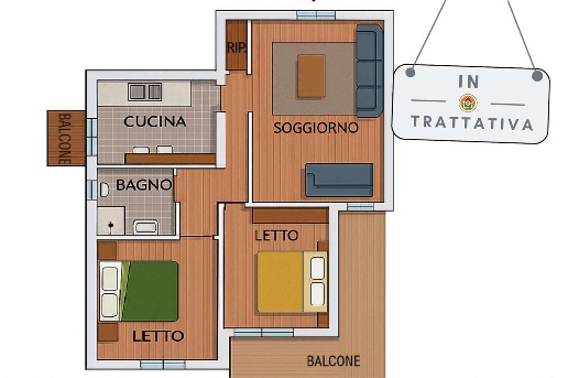 appartamento in vendita a Cento in zona Renazzo