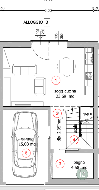 casa indipendente in vendita a Cento in zona Casumaro