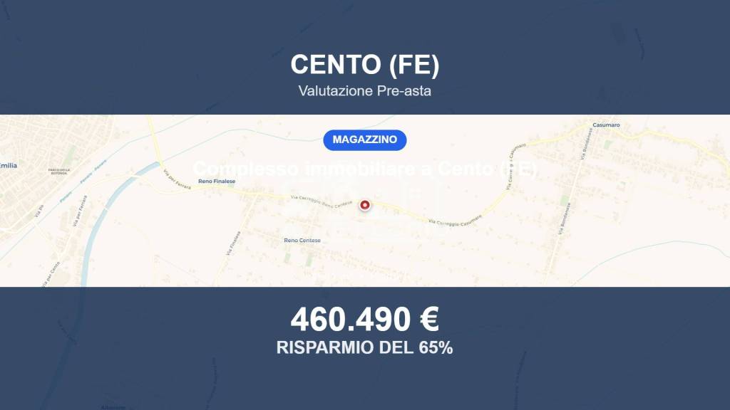 locale commerciale in vendita a Cento