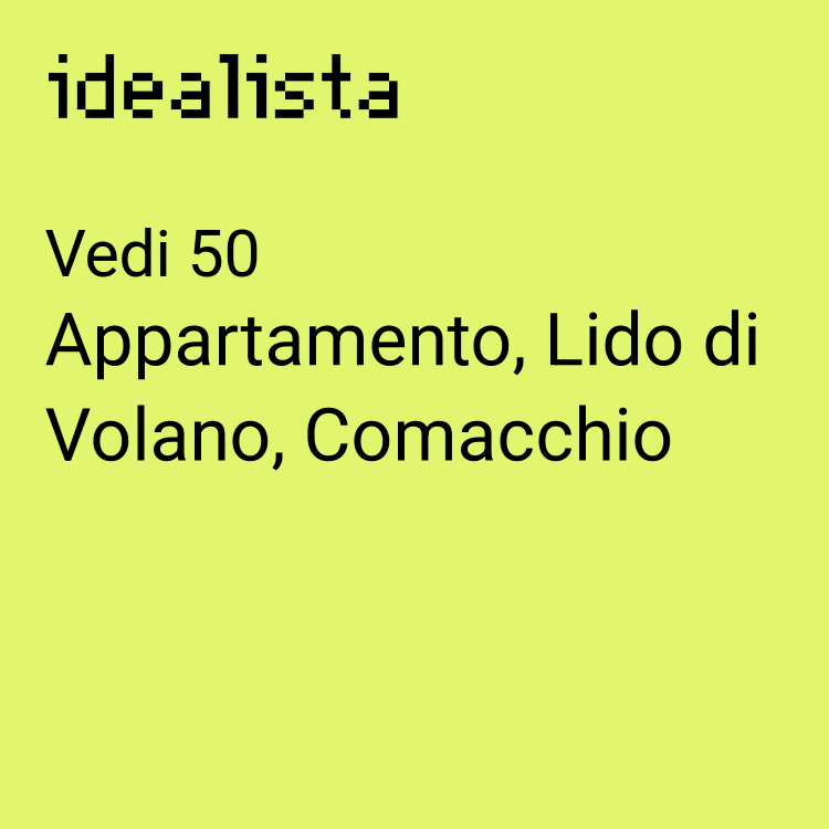 appartamento in vendita a Comacchio in zona Lido di Volano