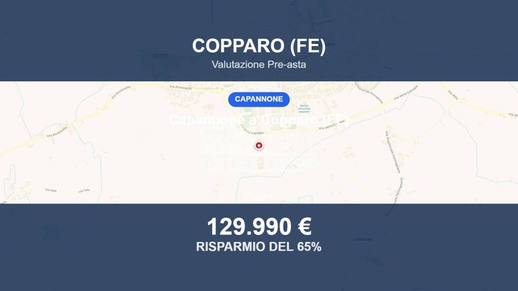 locale commerciale in vendita a Copparo
