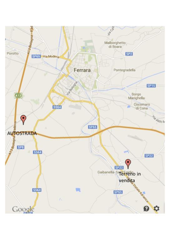 terreno edificabile in vendita a Ferrara in zona Sant'Egidio / Gaibanella