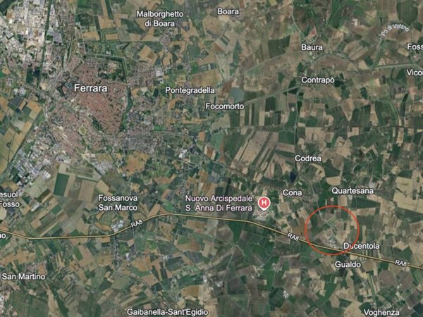 terreno edificabile in vendita a Ferrara in zona Cona