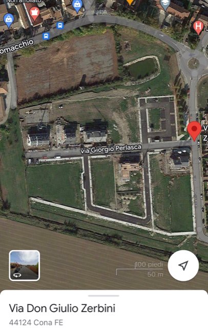 terreno edificabile in vendita a Ferrara in zona Cona