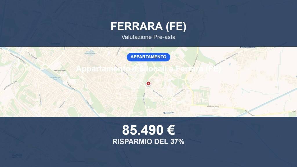 appartamento in vendita a Ferrara in zona Centro Storico